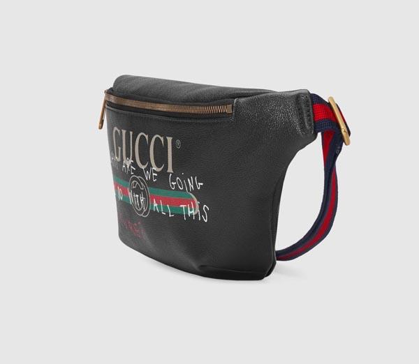 新作 GUCCI グッチ コピー 希少【Gucci×ココ キャピタン コラボ 】ベルトバッグ グッチ 493869 0FSBT 8131